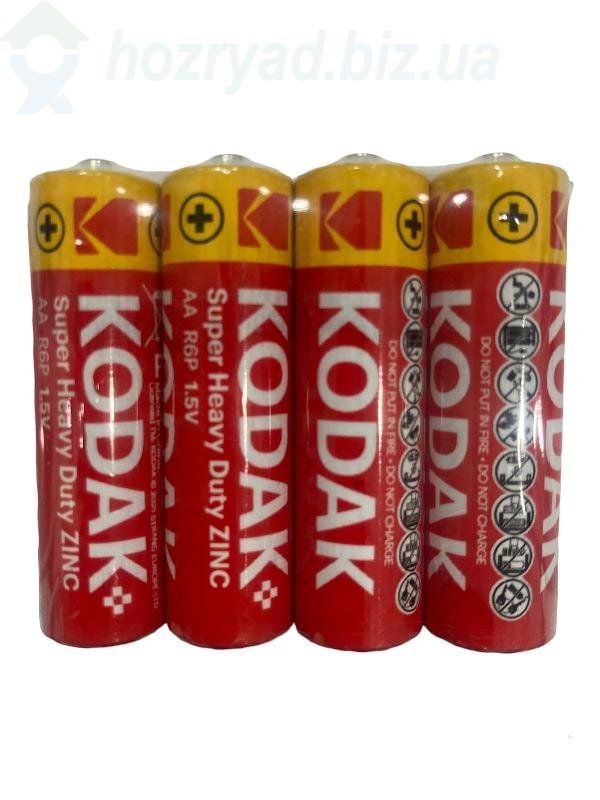 Батарейка KODAK ZINC AA  4 шт