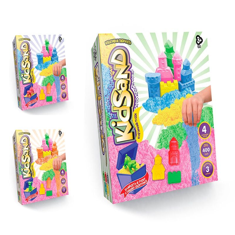 Кінетичний пісок KidSand 400г KS-04-02U