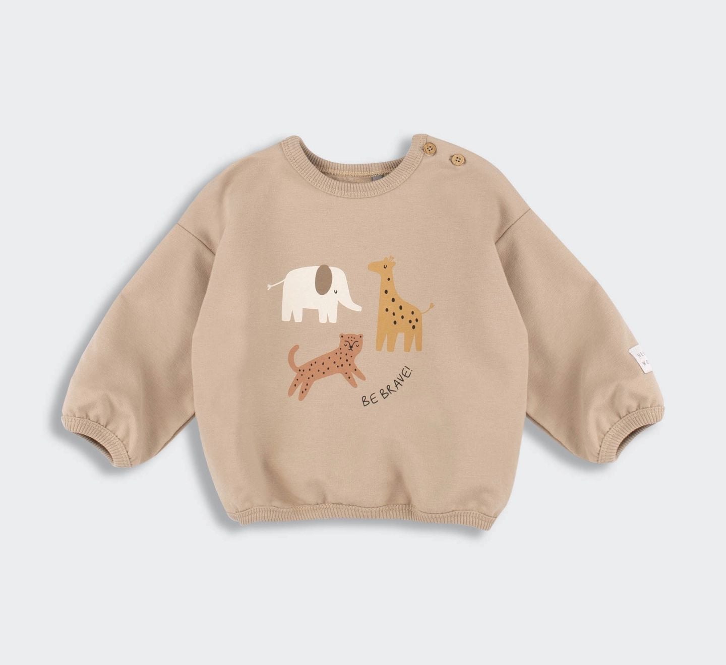 Одяг Костюм Bembi для немовлят трикотаж тваринки Бежевий Двунитка КС807 68(р)