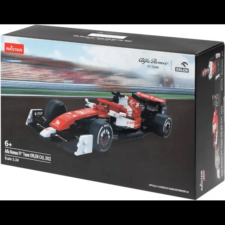 Отаманко Констукртор Машинка Rastar alfa Romeo F1 1:24 червоний 454.01.39