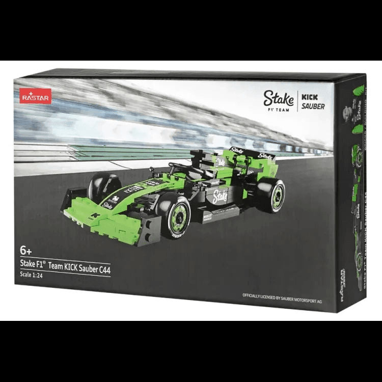 Отаманко Констукртор Машинка Rastar Stake F1 Team KICK Sauber 1:24 зелений 454.01.37