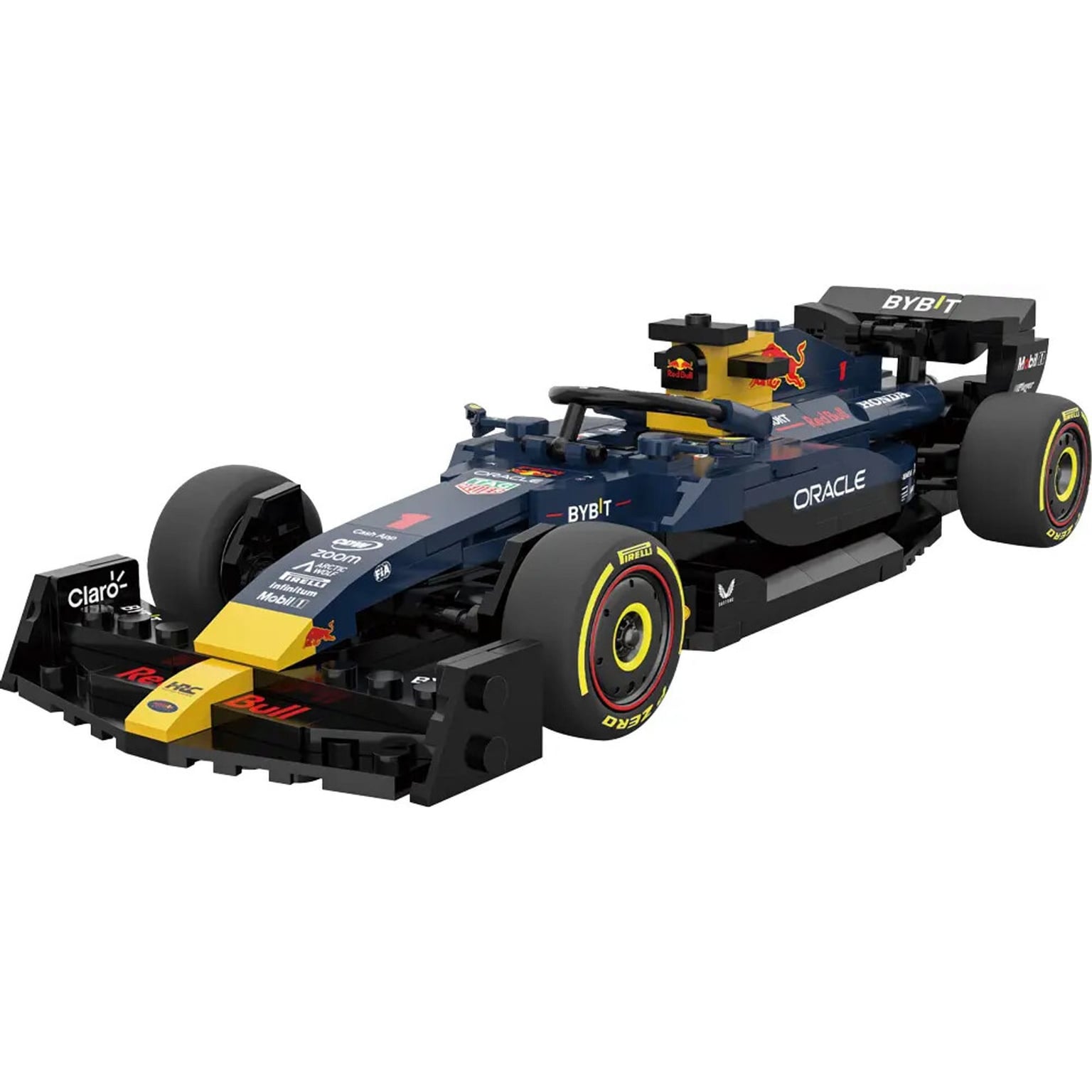 Отаманко Констукртор Машинка Rastar Red Bull F1 RB19 1:24 темно сірий 454.01.38