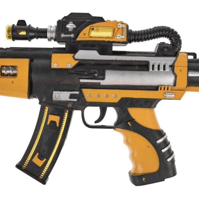 Отаманко Дитяча Зброя Автомат світло-звуковий ZIPP Toys жовтий 532.01.23