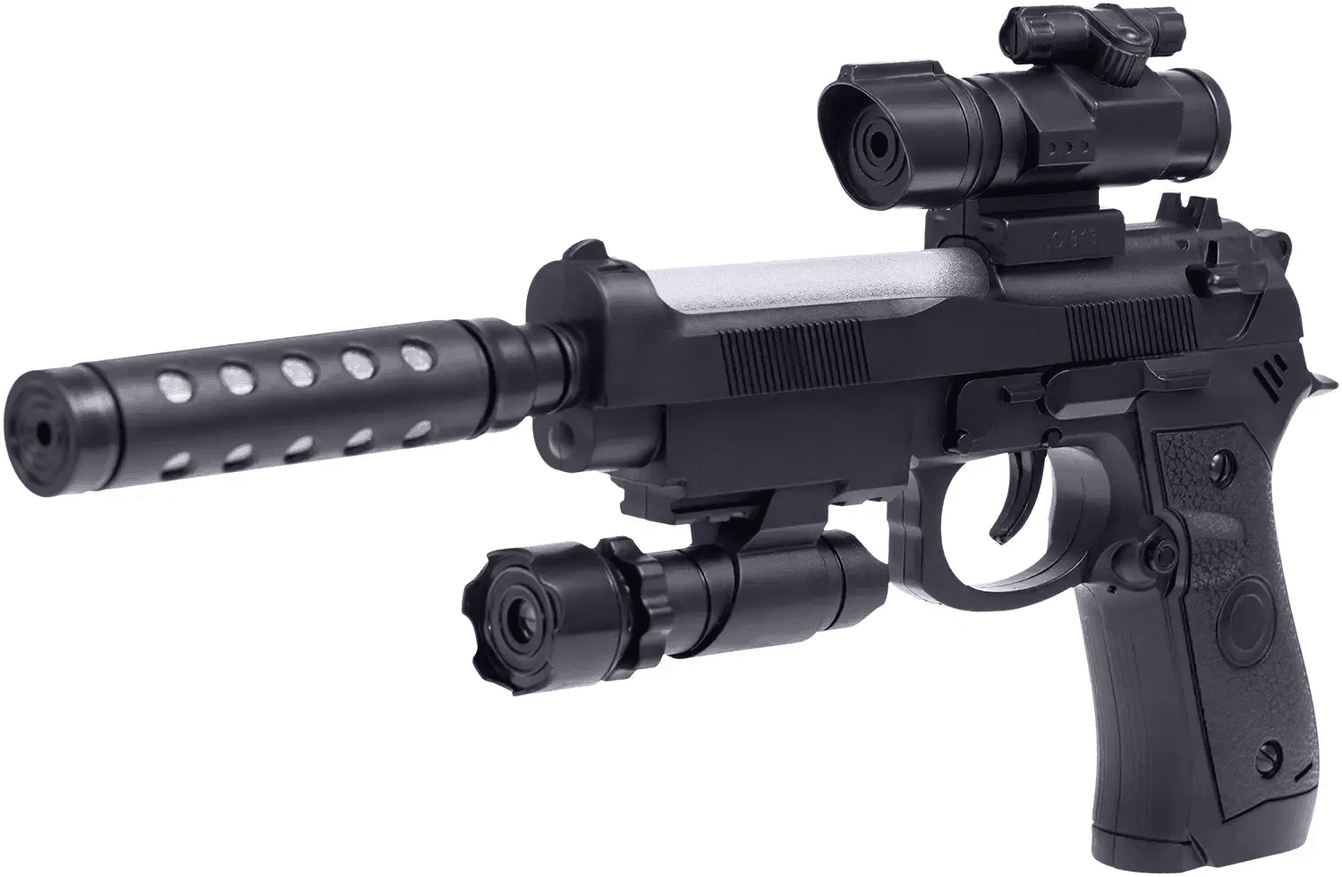 Отаманко Дитяча Зброя Пістолет світло-звуковий ZIPP Toys Beretta чорний 532.01.21