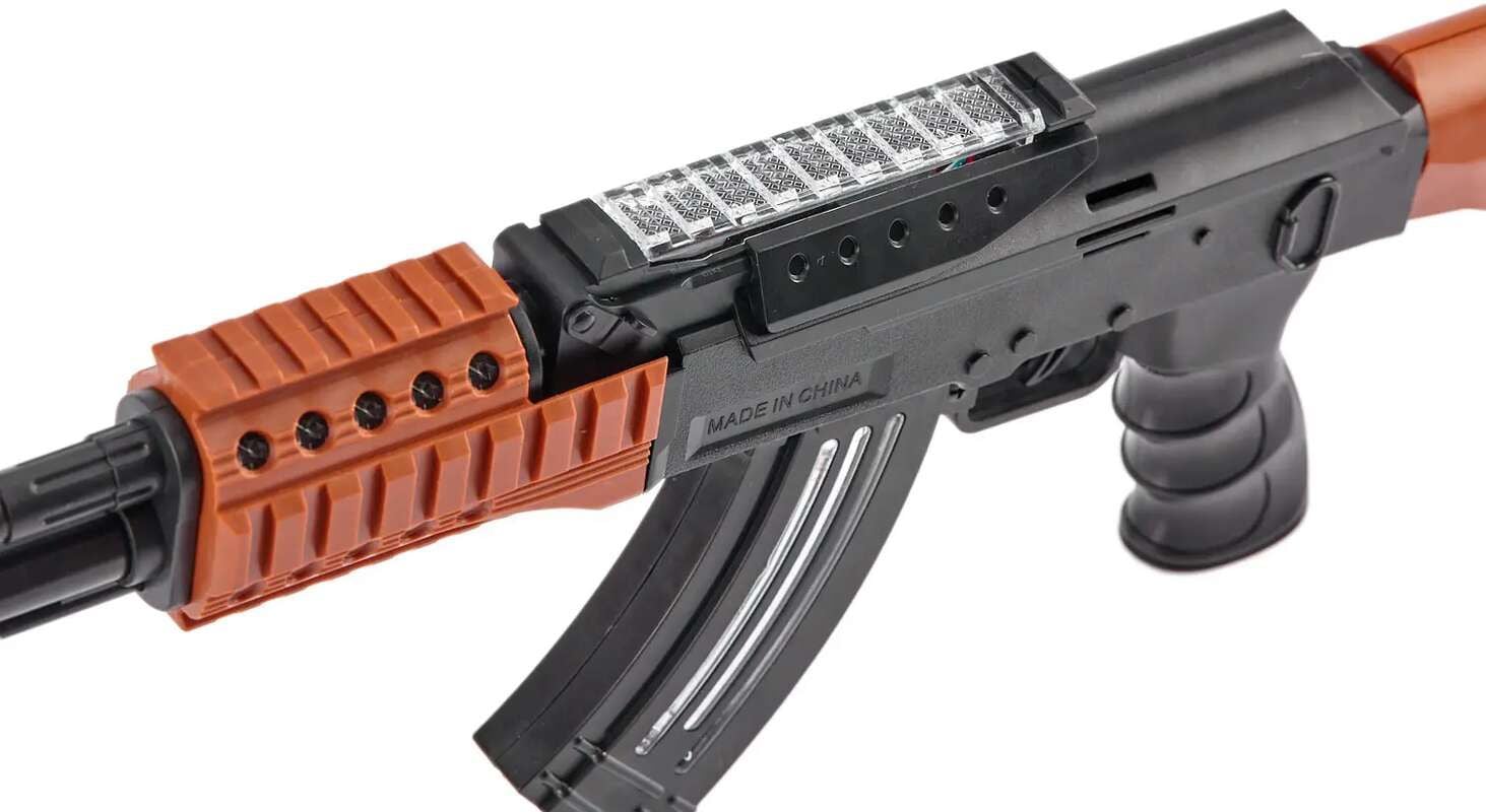 Отаманко Дитяча Зброя Автомат світло-звуковий ZIPP Toys АК47 чорний 532.00.25