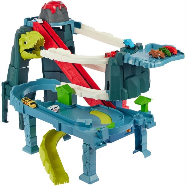 Отаманко Ігровий набір ZIPP Toys Dino автотрек-вулкан електричний, 8 машинок 532.01.28