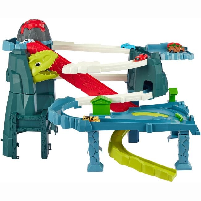 Отаманко Ігровий набір ZIPP Toys Dino автотрек-вулкан електричний, 8 машинок 532.01.28