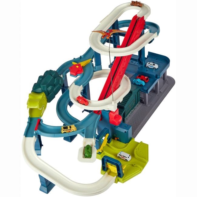 Отаманко Ігровий набір Zipp toys Dino автотрек міська розв'язкаелектричний. 8 машинок 532.01.29
