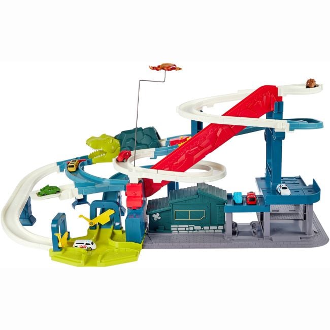 Отаманко Ігровий набір Zipp toys Dino автотрек міська розв'язкаелектричний. 8 машинок 532.01.29