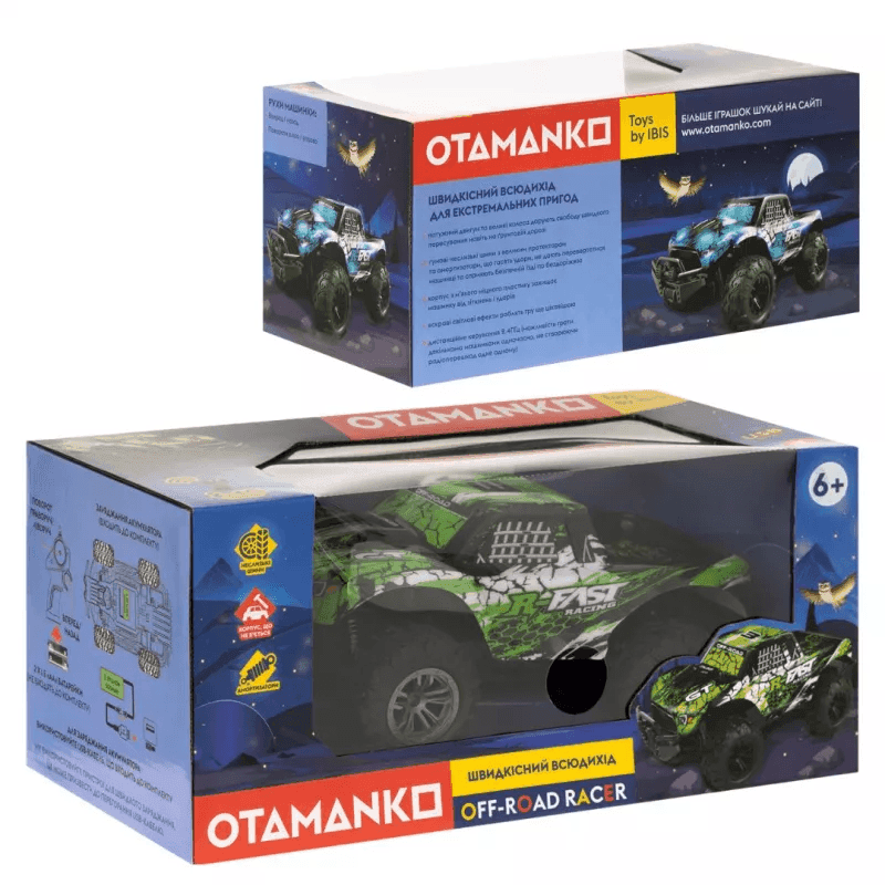 Отаманко Машинка на р\к Швидкісний всюдихід OFF-ROAD RACER зелений 532.02.55