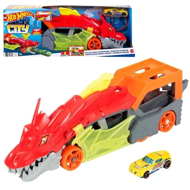 Вантажівка-транспортер "Паща Дракона" HotWheels GTK42