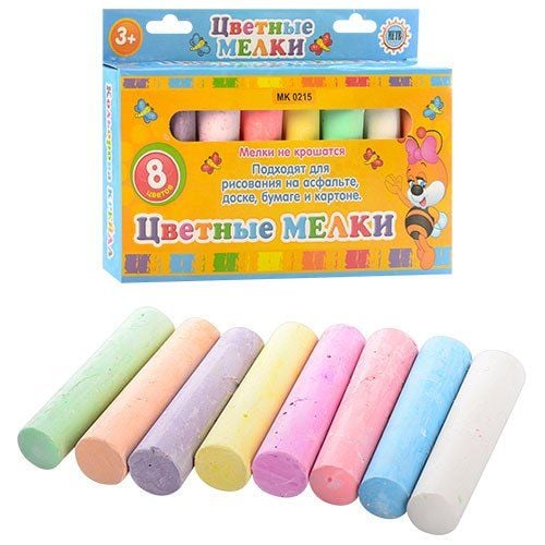 Крейда велика 8кол. MK0215