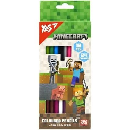 Олівці кольорові YES 12\24 290763