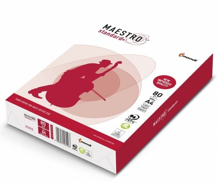 Папір А4 80г\м2 500 арк. Maestro+ 59028