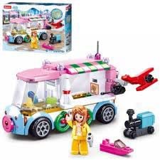 Конструктор Sluban машина станція 143дет. M38-B0889D