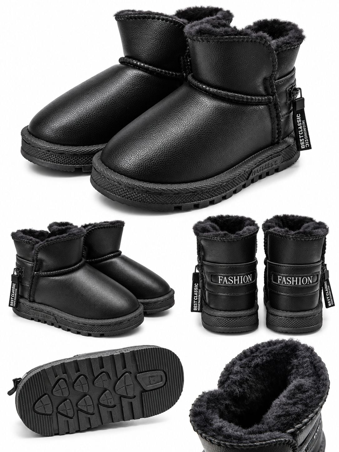 Взуття Уггі чорний fashionFash A1017-1 26(р)