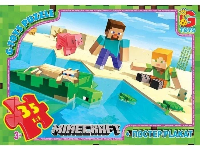 Пазли G-Toys Майнкрафт 35ел. MC791