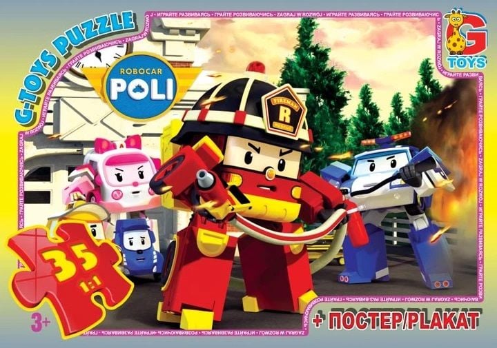 Пазли G-Toys "Робокар Поллі"  35 ел. RP067441