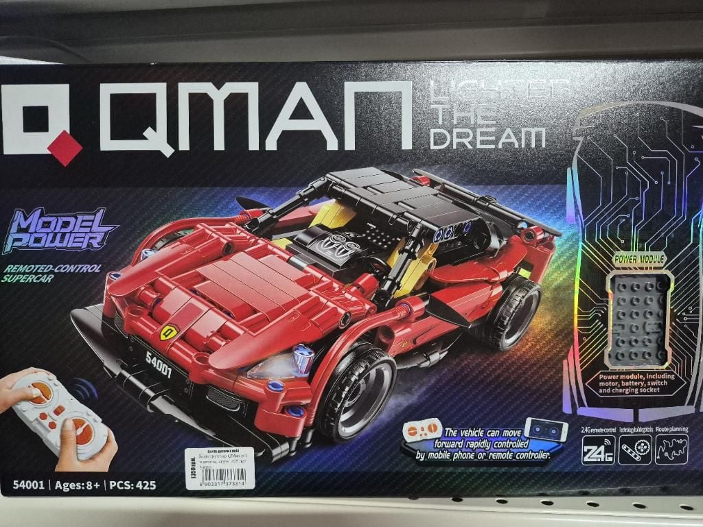 Конструктор QMan р/к машина, акум. 425 дет 54001