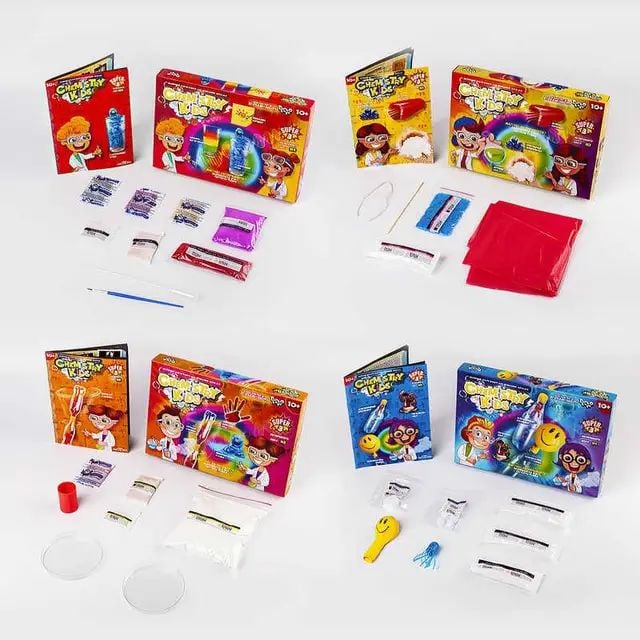 Беспечний освітній набір для проведення дослідів CHK-02-01U/02U/03U/04U