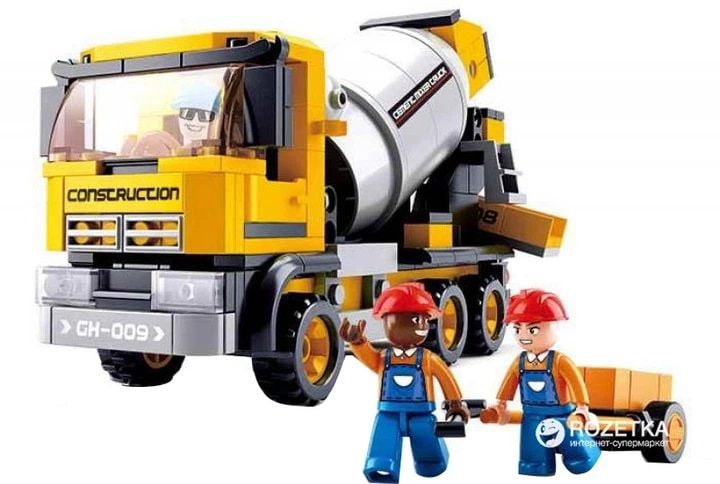 Конструктор Місто Бетономішалка 296 дет. M38-B0550