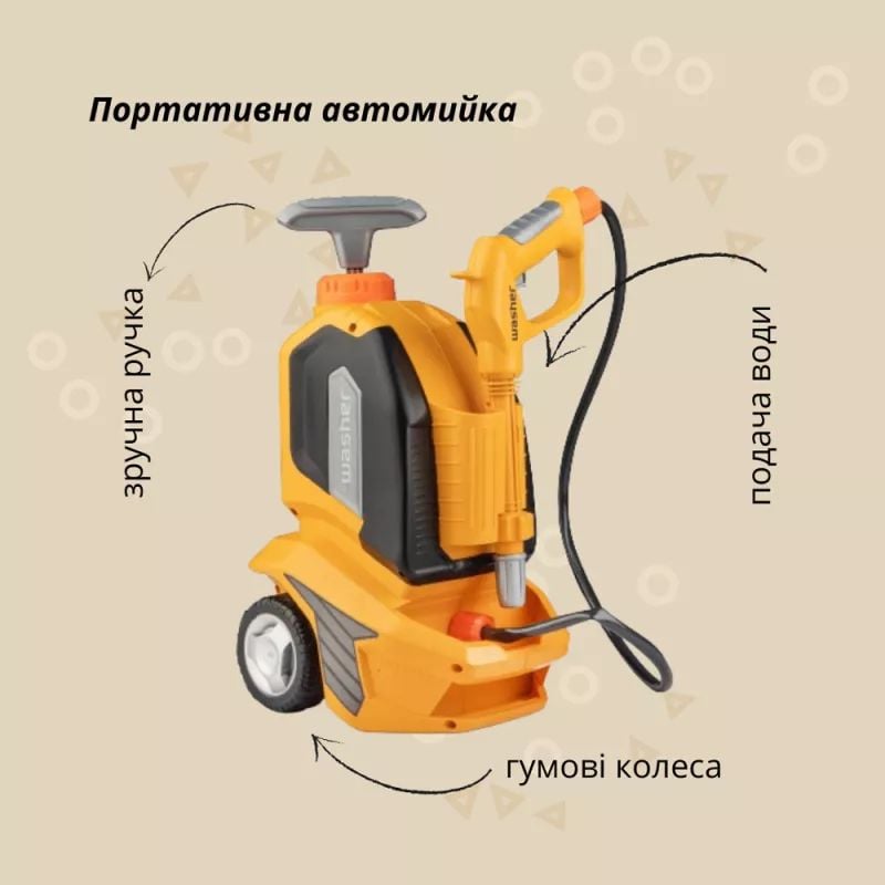 Отаманко Іграшковий інструмент Портативна автомийка 532.01.49 T017