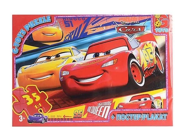 Пазли G toys Тачки 35 ел. Z10199