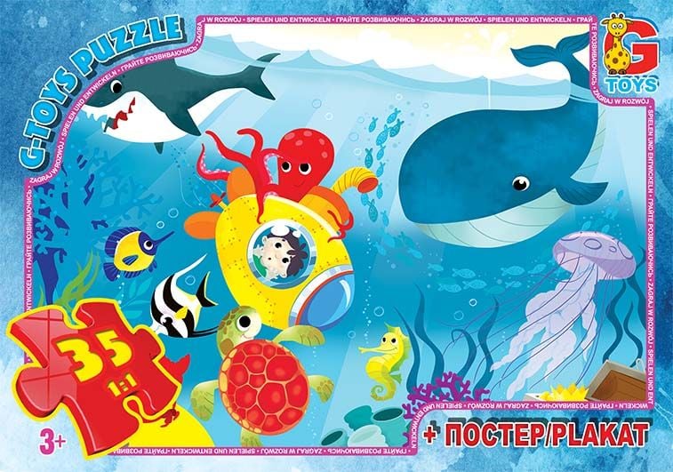 Пазли G toy Таємниці океану 35 ел. GF02