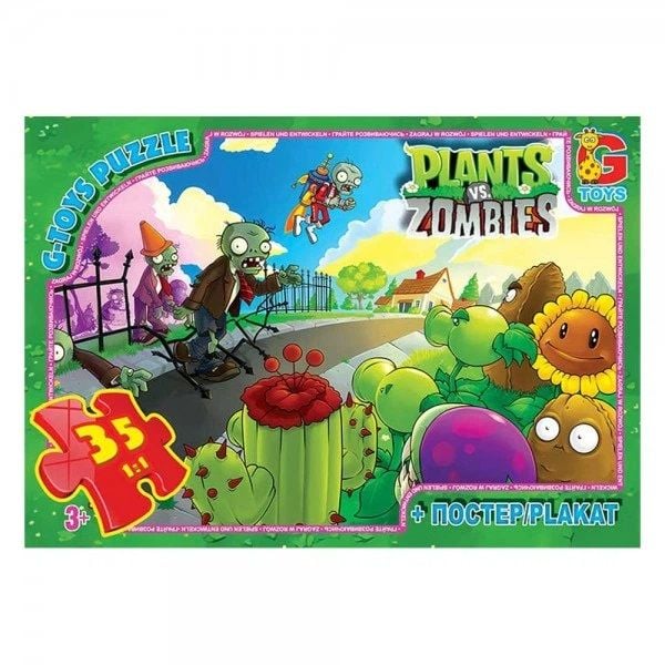 Пазли G toys Рослини проти Зомбі 35 ел. PWZ01