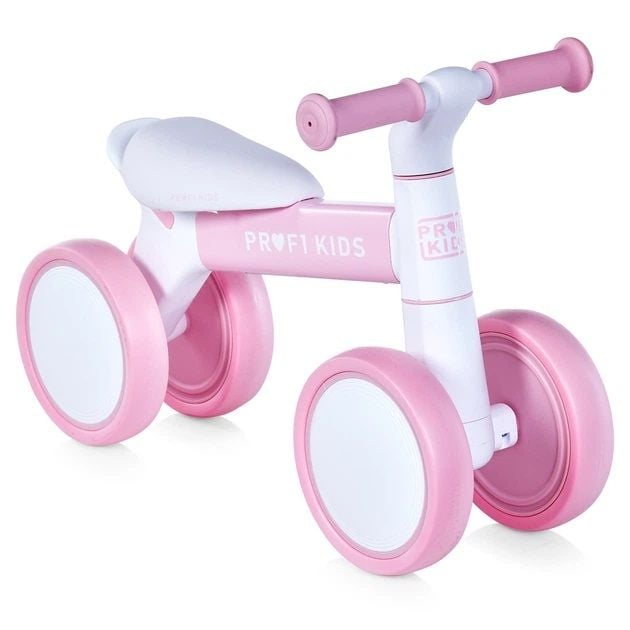Біговели Дитячий Profi Kids 7д алюм рама, рожево білий MBB1014-2