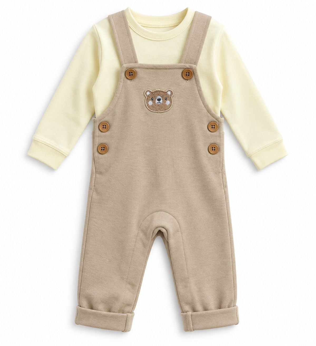 Одяг Костюм джемпер і штани трикотаж Бежевий  Bembi КП302 62 см(р)