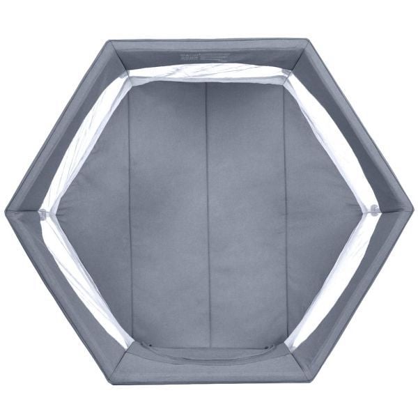 Манеж Swift 6 шестикут. диятч. від бортик. хмійка ME1195 Dark Gray