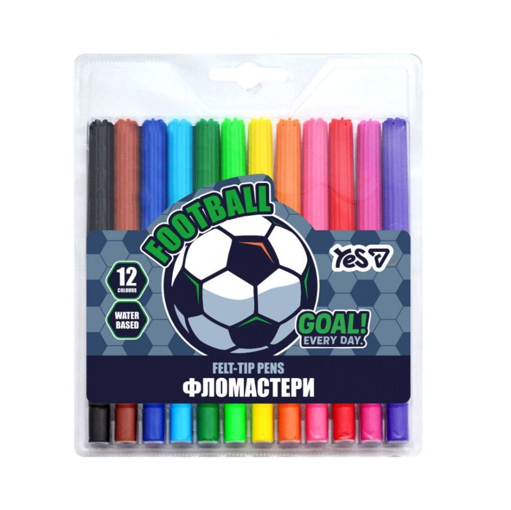 Фломастери Yes 12 кол. 650600