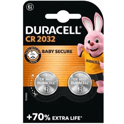 Батарейка літієва 3V 2032 2шт DURACELL 5018065