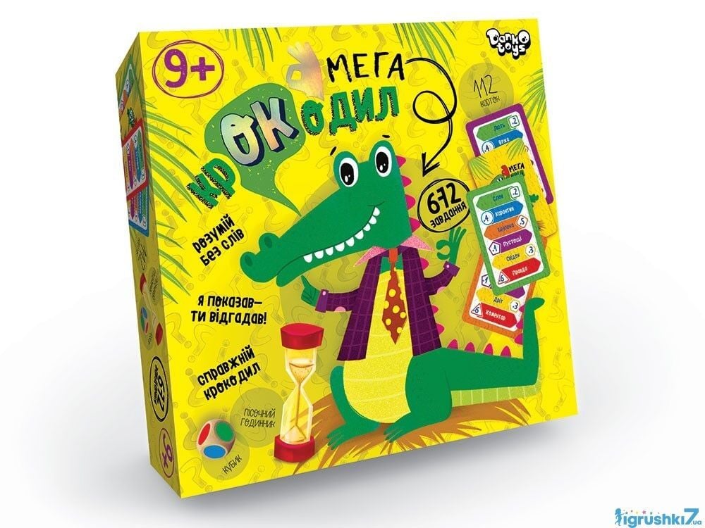 Настільні ігри вікторина "Мега-крокодил" CROC-03-01U