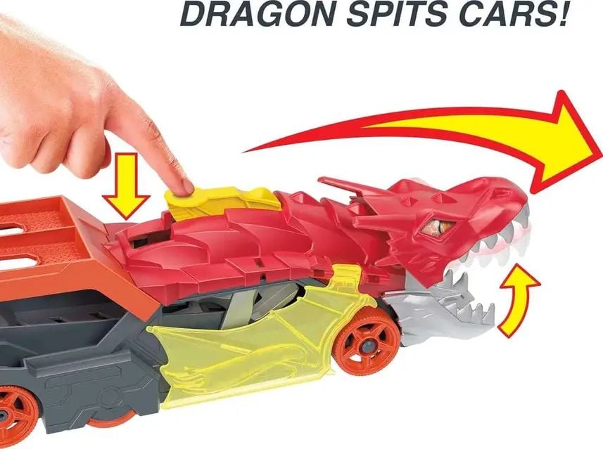 Вантажівка-транспортер "Паща Дракона" HotWheels GTK42