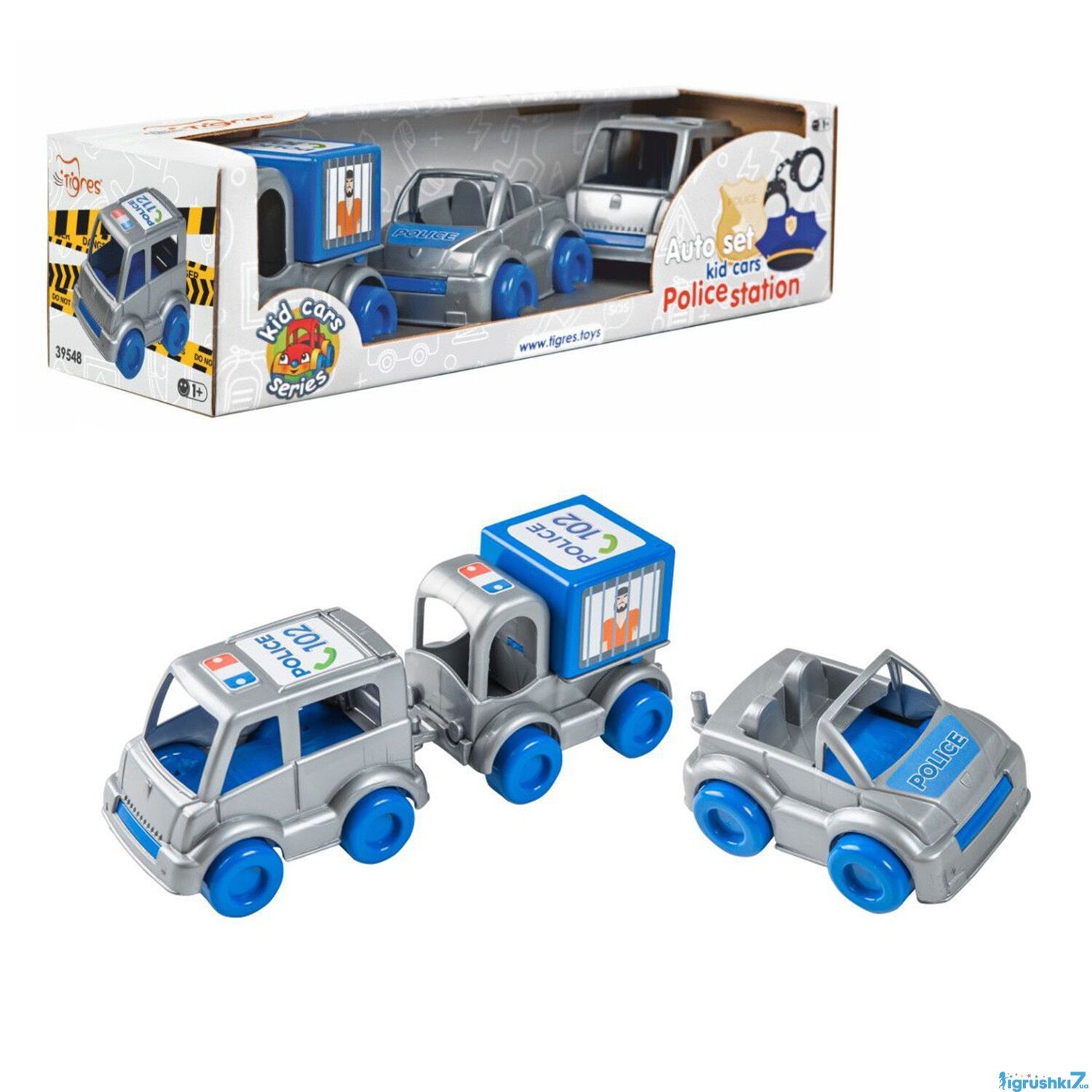 Набір авто Kid cars поліцейський 39548