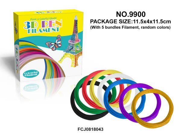 Філамент PCL запаска 5шт 2м 9900